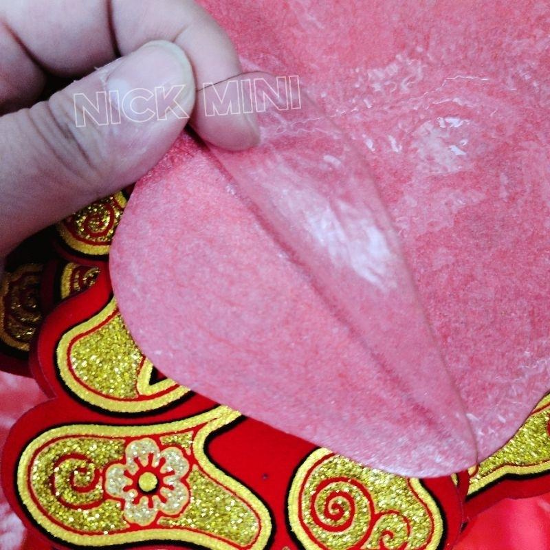 字體聯 絨布春聯 福 旺 招財進寶 春 大吉 過年春聯 佈置 新居 風水 新居  開運-細節圖5