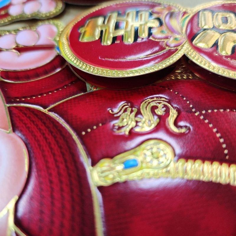 Mini生活館 現貨 龍門貼 生肖牆壁貼 春聯 立體春聯 窗貼 恭喜發財 佈置 裝飾 卡通貼 幸福 出入平安-細節圖4