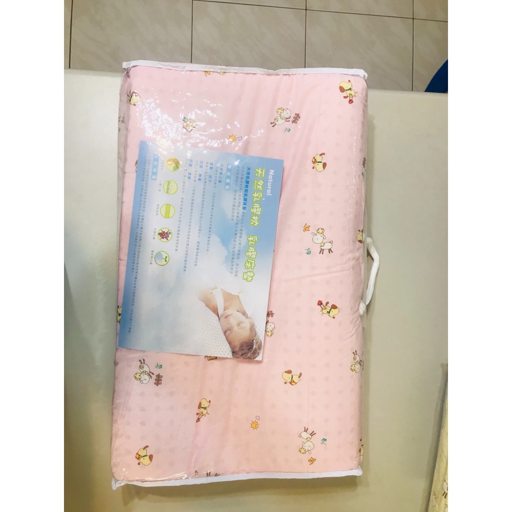 幼兒乳膠床墊卡通動物圖案.幼兒園午睡墊💥平滑💯無刺鼻味🚚7-11限量2個-細節圖4