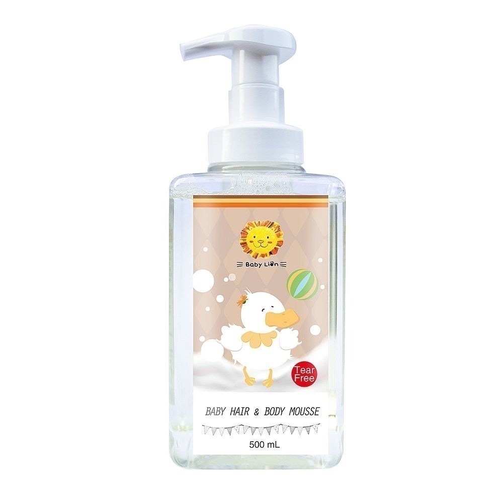 【獅子寶寶】金盞花舒緩保濕系列~嬰幼兒 2in1 洗髮沐浴慕斯-細節圖5