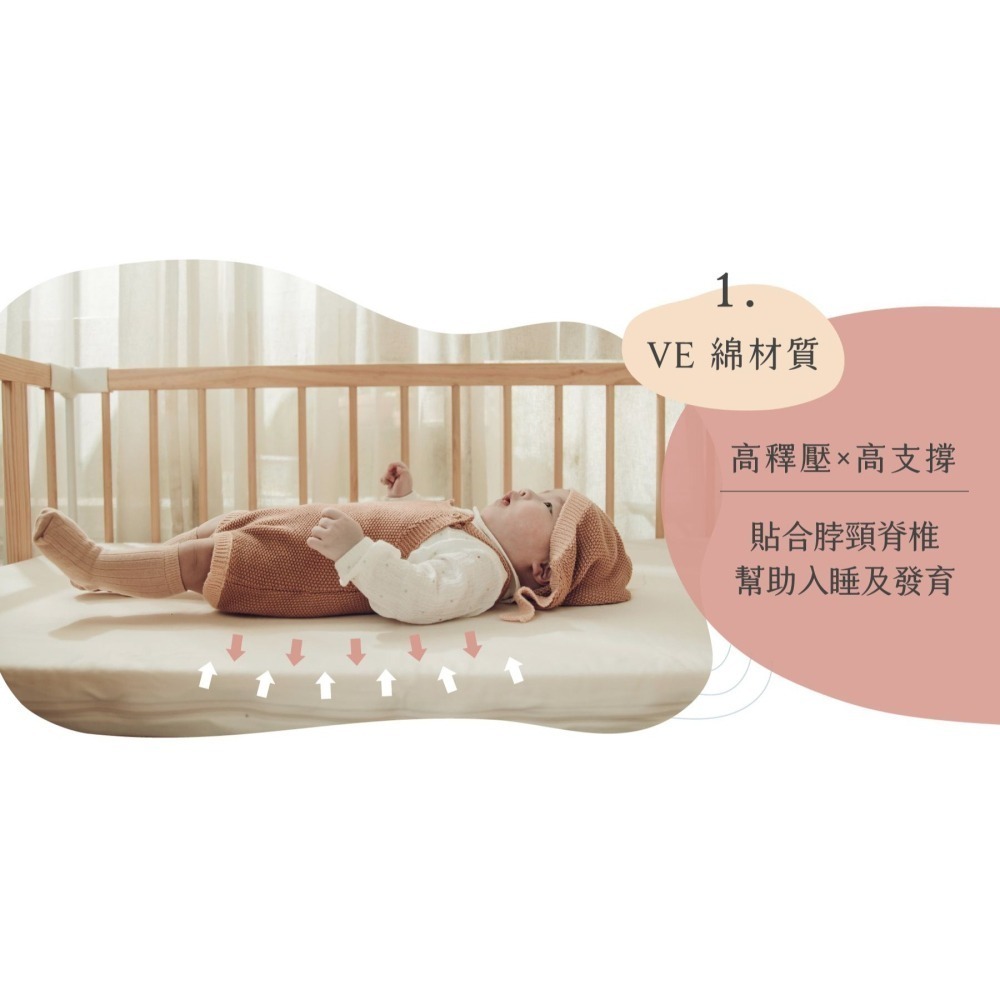 媽咪小站 VE有機棉嬰兒護脊床墊(厚度選擇： 3.5cm＆5cm)「原廠保固3年」-細節圖4