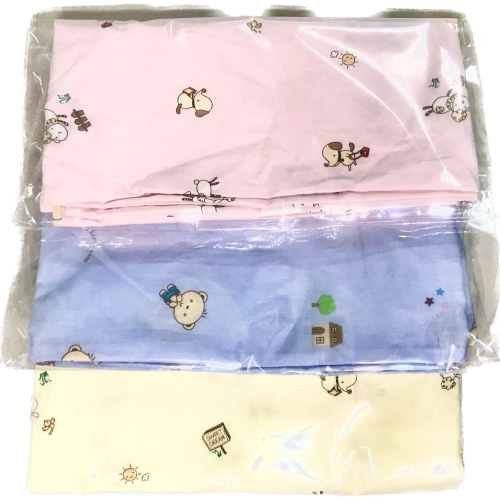 💥這只是布套#拉鍊式.100%純棉＊台灣製造「卡通動物圖案布套」－幼兒床墊適用