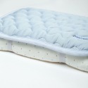 【NEW STAR台灣製】超涼感透氣舒眠枕巾/枕頭墊(冰島藍）-規格圖10