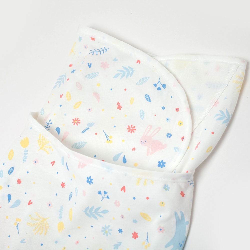 【NEW STAR台灣製】新生兒袋鼠型育兒好眠包巾 ( 尺寸：23x51cm/ 胸圍26cm )(便利黏扣 )-細節圖6