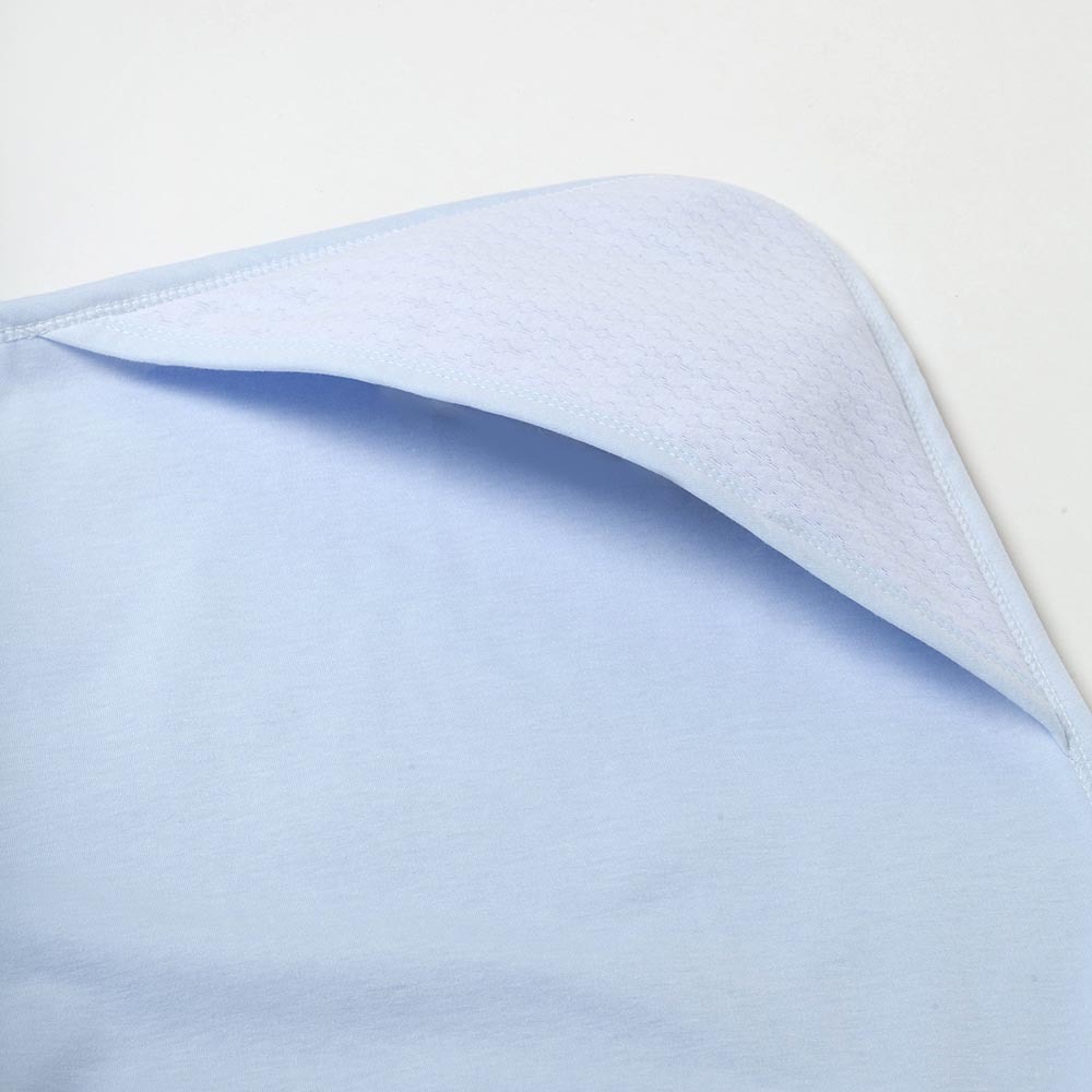 【NEW STAR台灣製】優雅緹花嬰兒包巾/嬰兒被-(75x75cm)便利黏扣-規格圖7