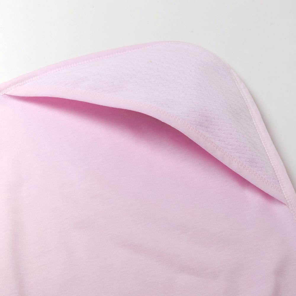 【NEW STAR台灣製】優雅緹花嬰兒包巾/嬰兒被-(75x75cm)便利黏扣-規格圖7