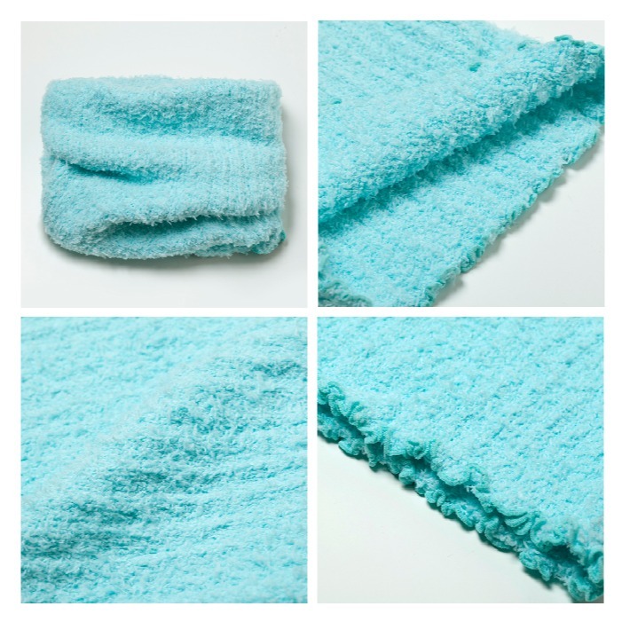 【長青樹】成人多功能腹圍/頸圍/護耳帽(26×40cm)湖水藍-細節圖6