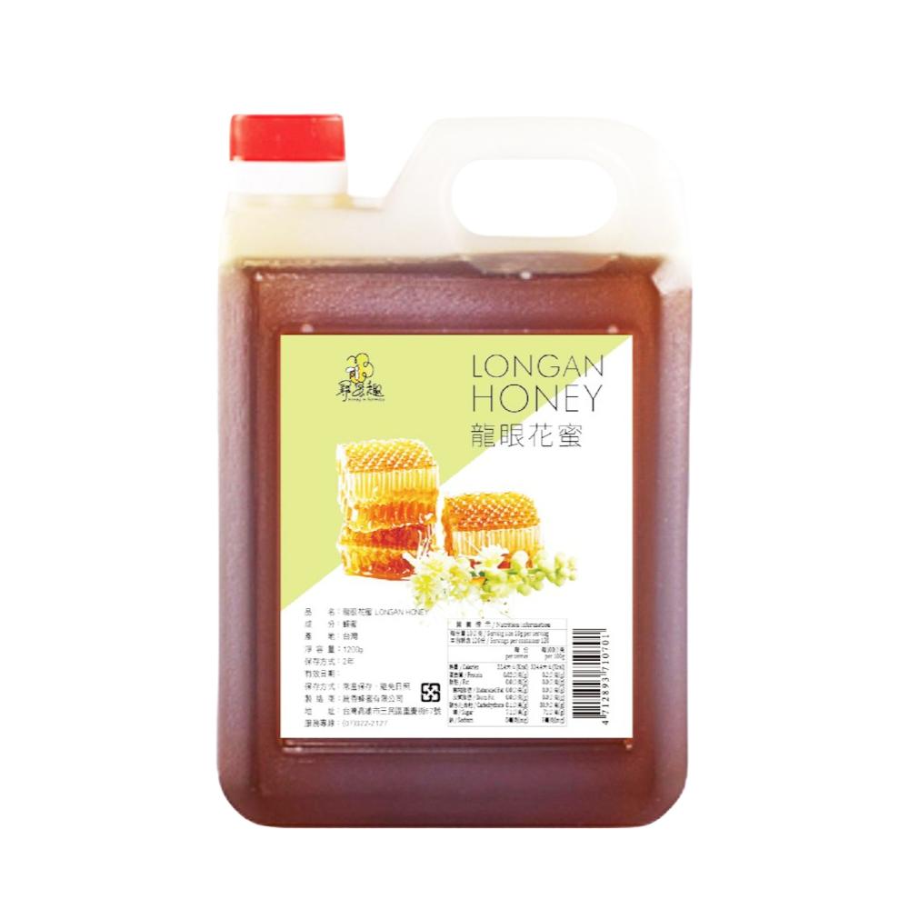 【尋蜜趣】▲限量優惠組▲台灣龍眼/黃金荔枝 花蜜桶裝1200g*1 +  蜂蜜隨身瓶120g*3 (隨機出)-細節圖2