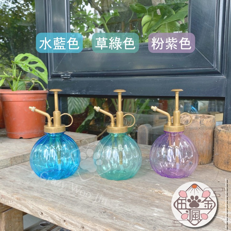 【瘋伍金】350ml 南瓜造型 小噴壺 灑水器 澆花器 澆水壺  迷你多肉 花盆栽 多肉植物 栽種-細節圖3