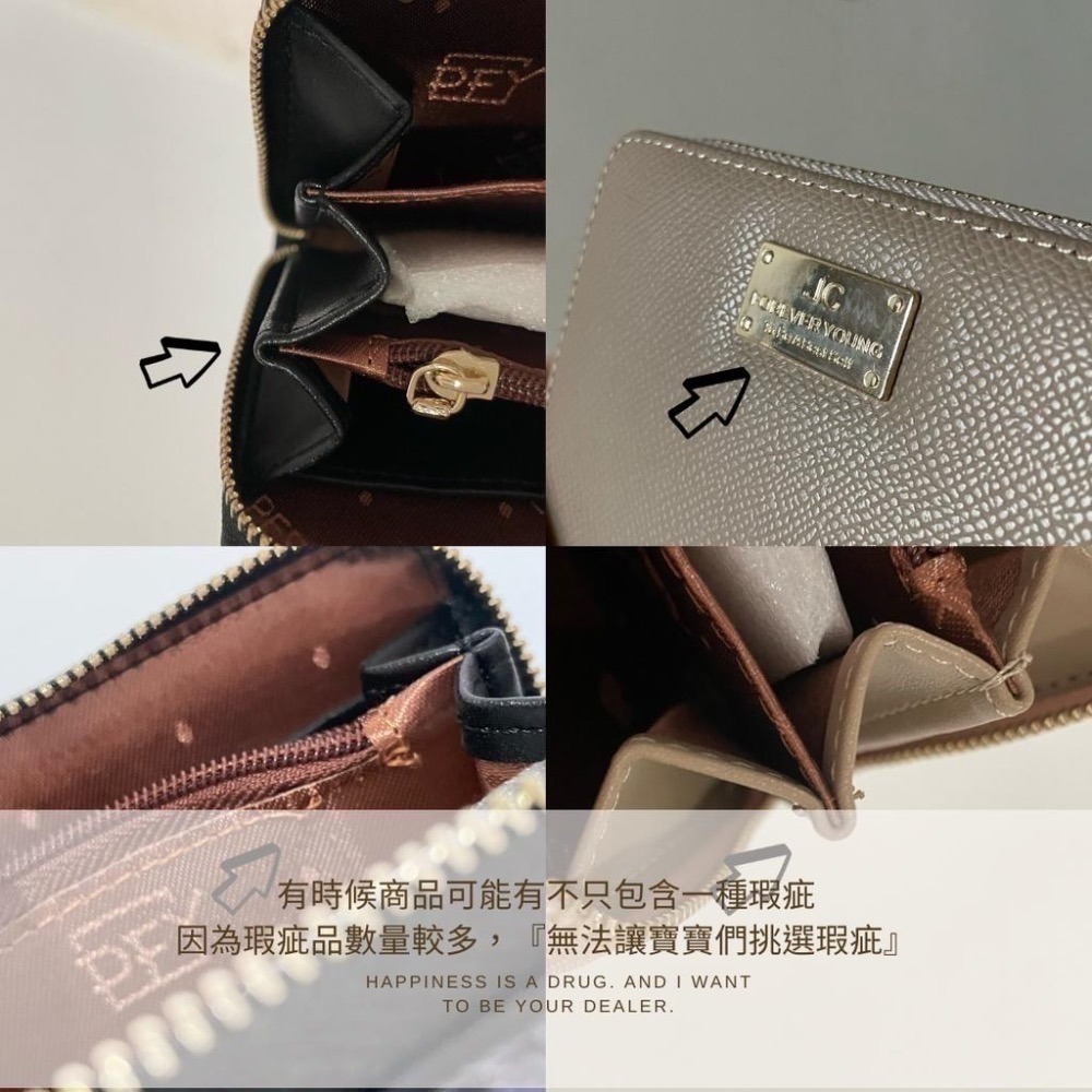 ▹NG福利品◃ o’to shop  瑕疵品 福利品 出清品 瑕疵出清 長夾 中夾 短夾 女生錢包 錢包 韓版錢包-細節圖3