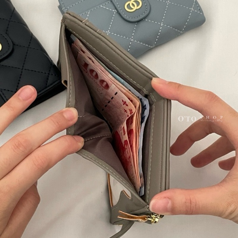 ▹免費送禮包 o’to shop 馬卡龍短夾 卡片短夾 短夾 韓版錢包 韓系短夾 零錢包短夾 女短夾 學生皮夾-細節圖5