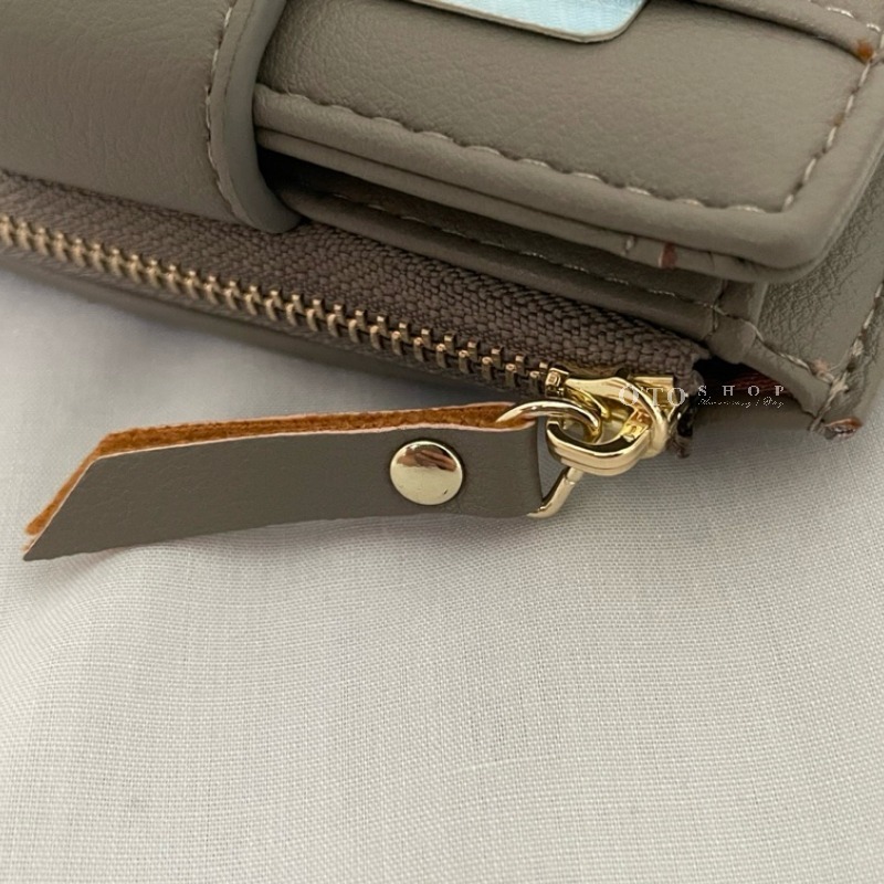 ▹免費送禮包 o’to shop 馬卡龍短夾 卡片短夾 短夾 韓版錢包 韓系短夾 零錢包短夾 女短夾 學生皮夾-細節圖6