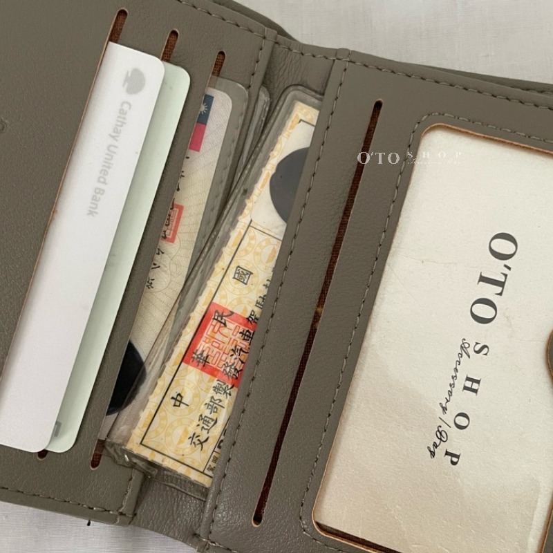 ▹免費送禮包 o’to shop 馬卡龍短夾 卡片短夾 短夾 韓版錢包 韓系短夾 零錢包短夾 女短夾 學生皮夾-細節圖8