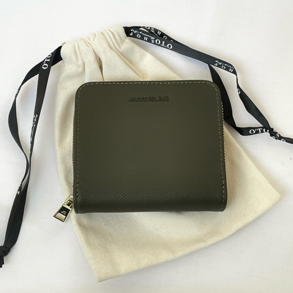 ▹免費送禮包裝◃o’to shop 荔枝紋防刮短夾 獨家開版♡ 錢包 短夾 學生錢包 韓版錢包 短夾女-規格圖7