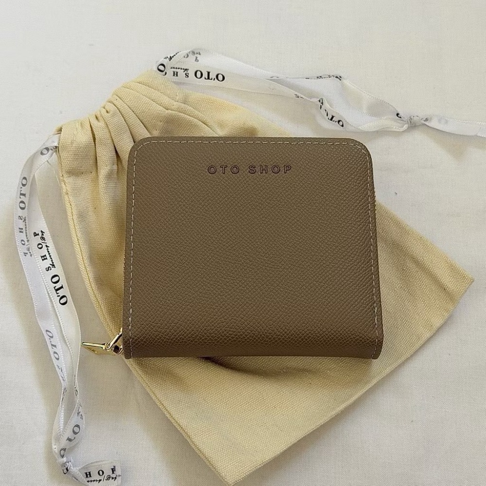 ▹免費送禮包裝◃o’to shop 荔枝紋防刮短夾 獨家開版♡ 錢包 短夾 學生錢包 韓版錢包 短夾女-規格圖8