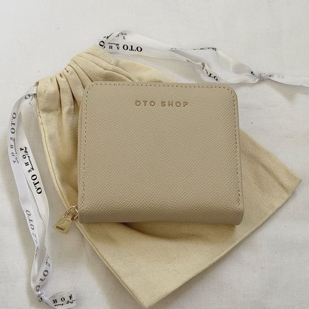 ▹免費送禮包裝◃o’to shop 荔枝紋防刮短夾 獨家開版♡ 錢包 短夾 學生錢包 韓版錢包 短夾女-規格圖8