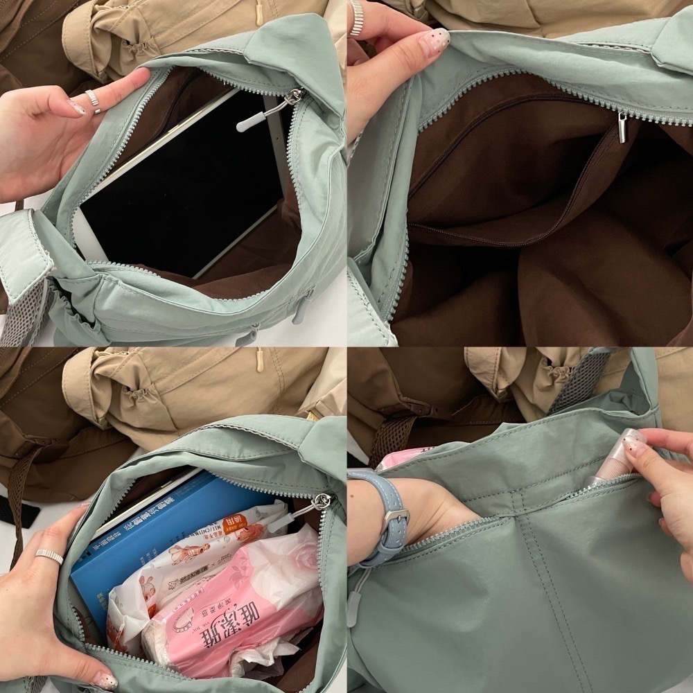 ▹免費送禮包裝◃o’to shop 學生大容量側背包 男女款 情侶包 學生包包 斜背包 尼龍包-細節圖8