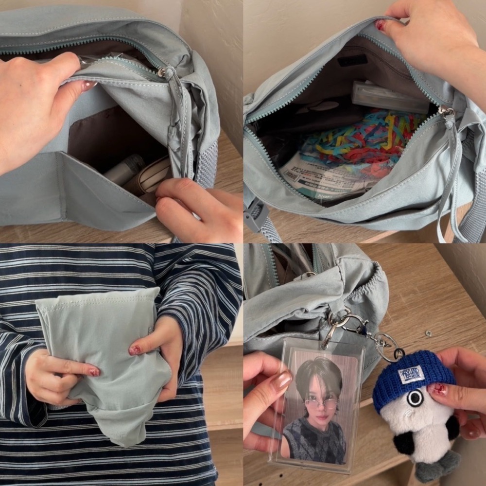 ▹免費送禮包裝◃o’to shop 學生大容量側背包 男女款 情侶包 學生包包 斜背包 尼龍包-細節圖8