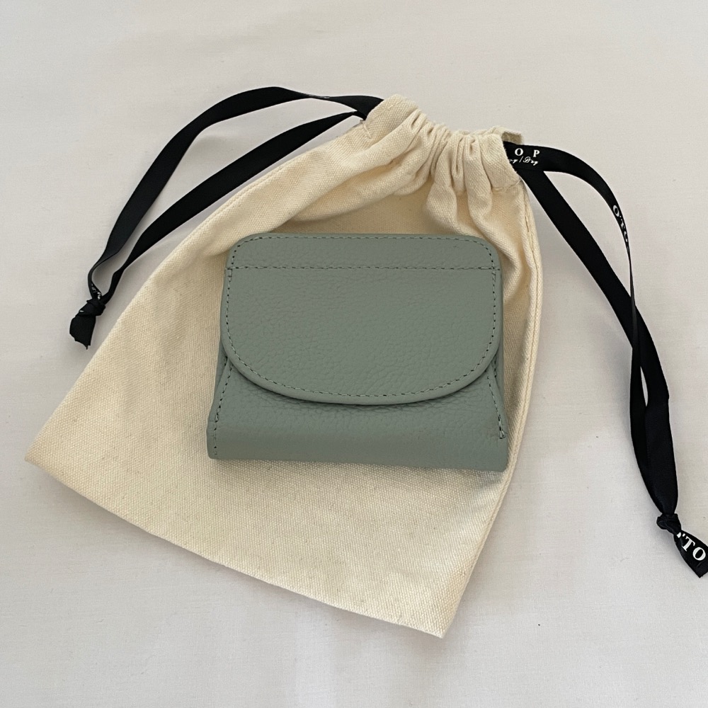 隔日到貨▹免費送禮包裝◃o’to shop 自然系牛皮圓弧錢包 雙鈔票格層 短夾 真皮短夾 真皮錢包 錢包 女生錢包-規格圖6