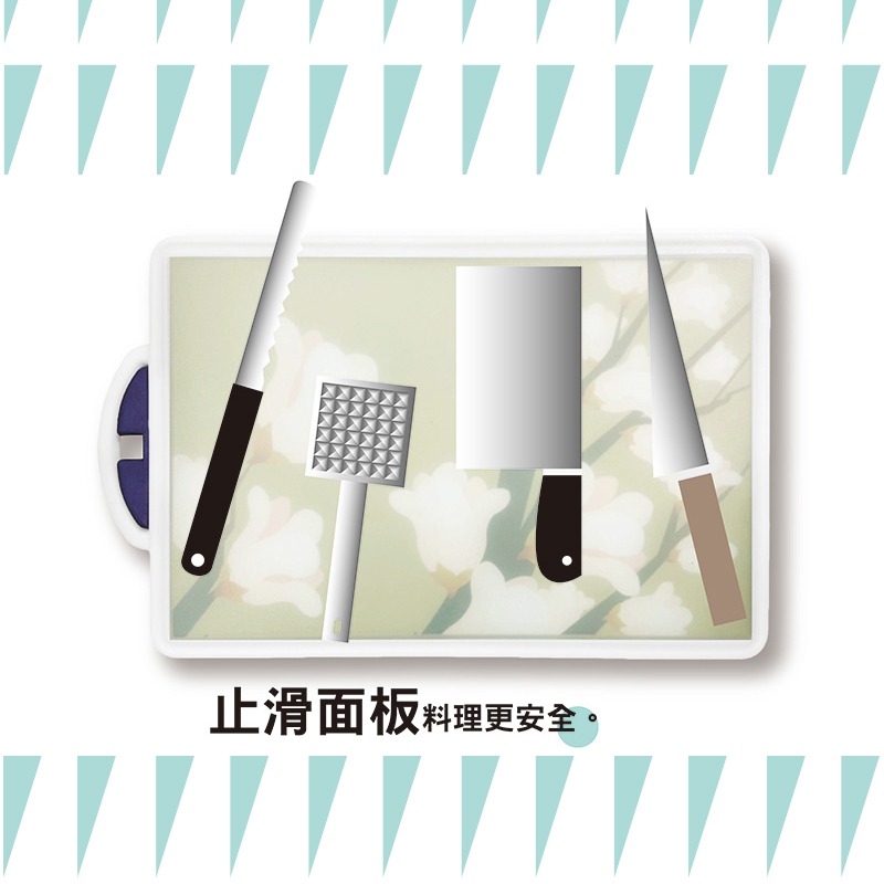 【Sidd】韓國進口花卉設計防臭砧板(小)-細節圖6