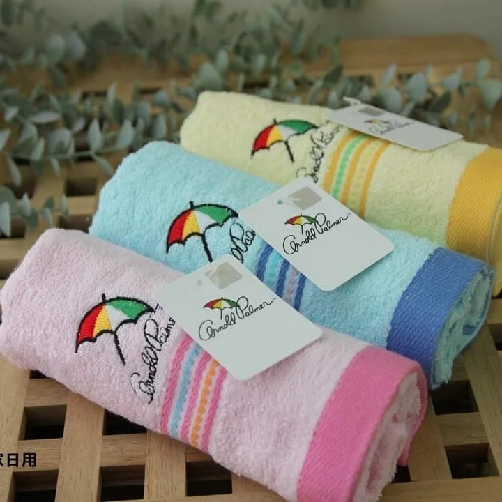 Arnold Palmer  小雨傘牌 純棉毛巾12入組 台灣虎尾製造 正版授權-細節圖3