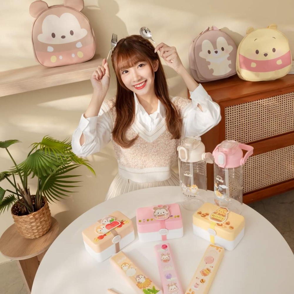 迪士尼Tsum Tsum 304不銹鋼餐具組 外盒會拆封-細節圖2