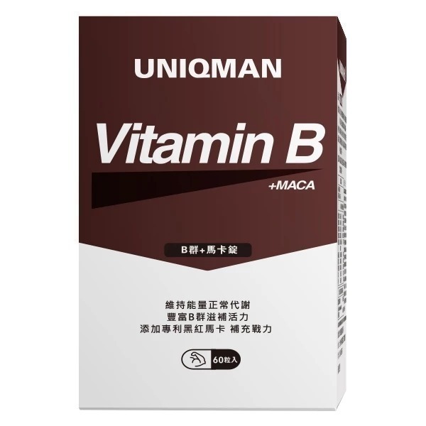 UNIQMAN 優仕曼 瑪卡、精胺酸、B群＋馬卡、螯合鋅  膠囊 （60粒/瓶）-細節圖6