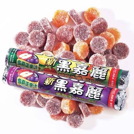 現貨 黑嘉麗軟糖 黑莓子 黑嘉麗水果軟糖 綜合水果 52.5g