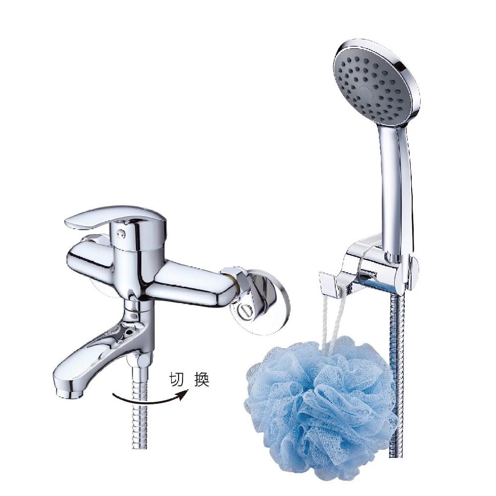 【LOLAT羅力】單槍小淋浴水龍頭(SNN1465H)｜大流量淋浴蓮蓬頭/專利切換出水/日本進口陶瓷閥芯/省空間/鉻-細節圖2