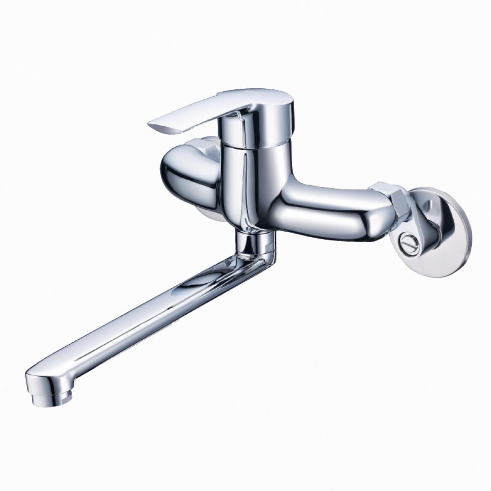 【LOLAT羅力】單槍流理台壁式水龍頭(K1319)｜工作陽台/適合輕油煙小空間使用/水質不佳區域推薦/清洗空間增大-細節圖2