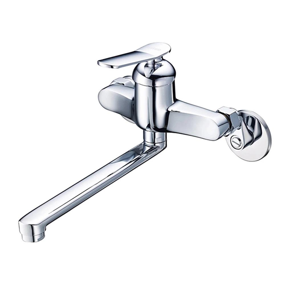 【LOLAT羅力】無鉛流理台壁式水龍頭(KWN1259-LF)｜LF國際認證標章/出水管可旋轉/小空間使用/鉻-細節圖2