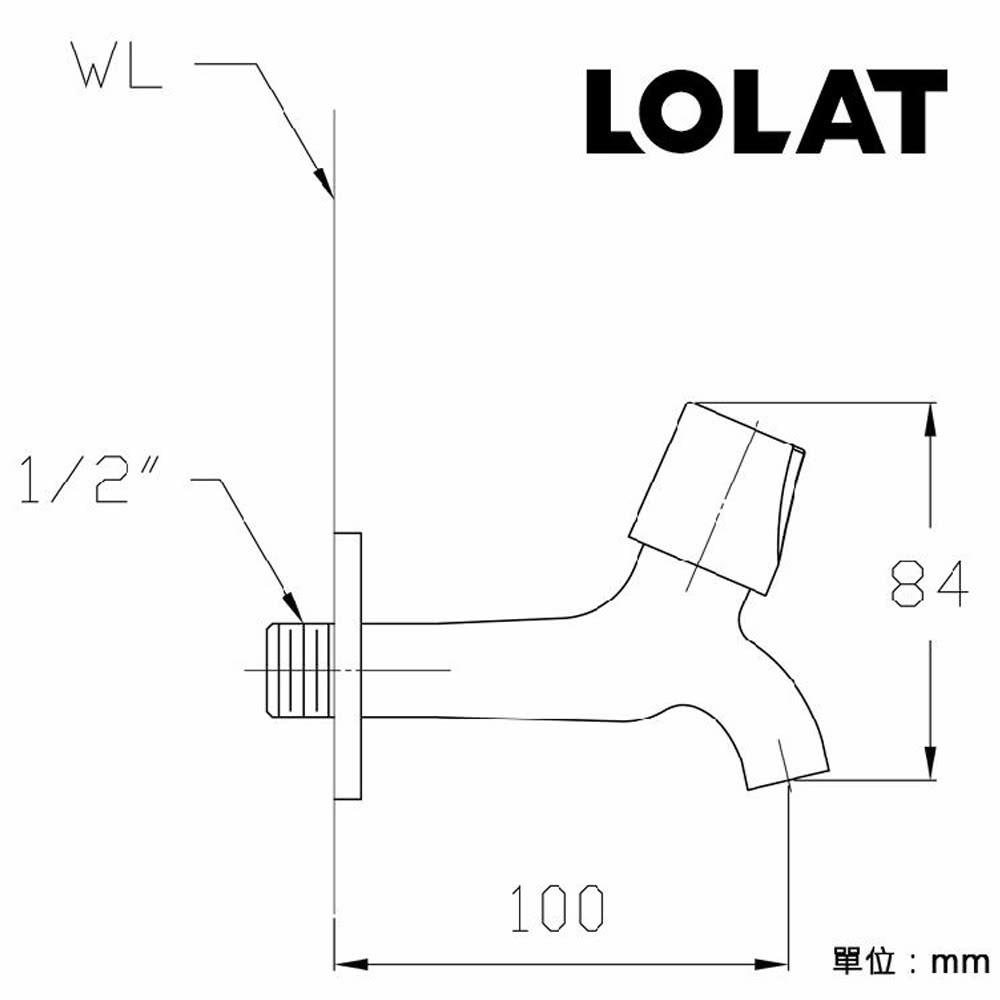 【LOLAT羅力】簡約長栓(C1002)｜銅/不易生鏽/霧砂鎳-細節圖5