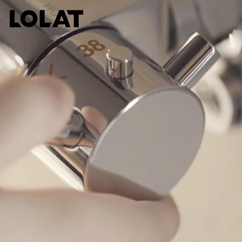 【LOLAT羅力】恆溫花灑SPA淋浴水龍頭(STP1463K)｜一指切換/鉻-細節圖6