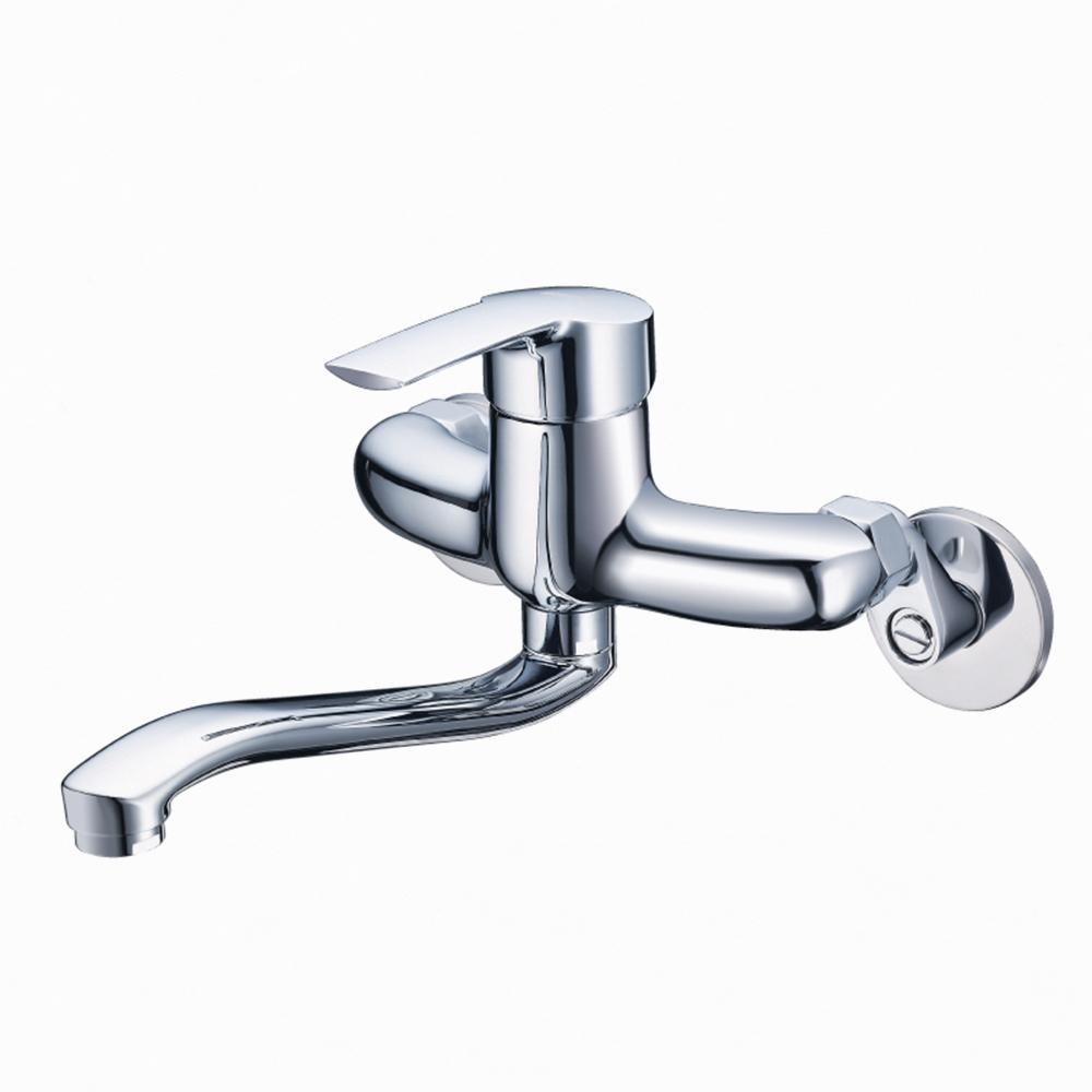 【LOLAT羅力】單槍流理台壁式水龍頭(KWU1309)｜工作陽台/適合輕油煙小空間使用/水質不佳區域推薦/清洗空間增大-細節圖2