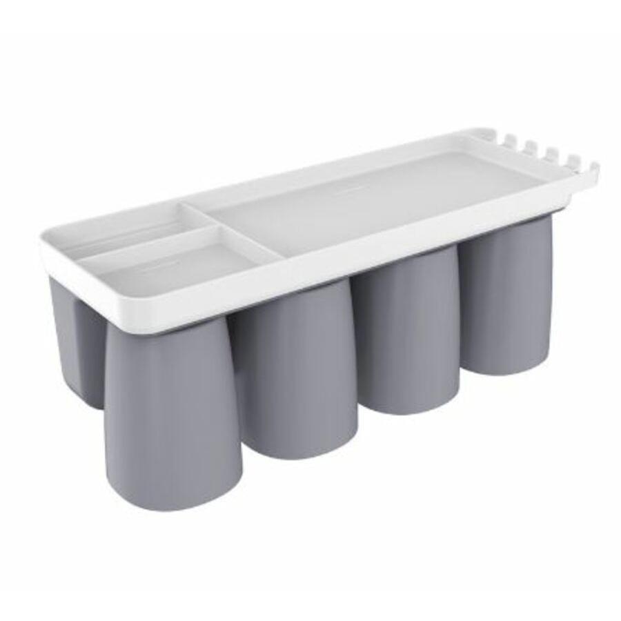 【LOLAT羅力】磁吸杯架-四杯組(A9370GP)｜免鑽孔/易收納/底部排氣孔設計-細節圖2