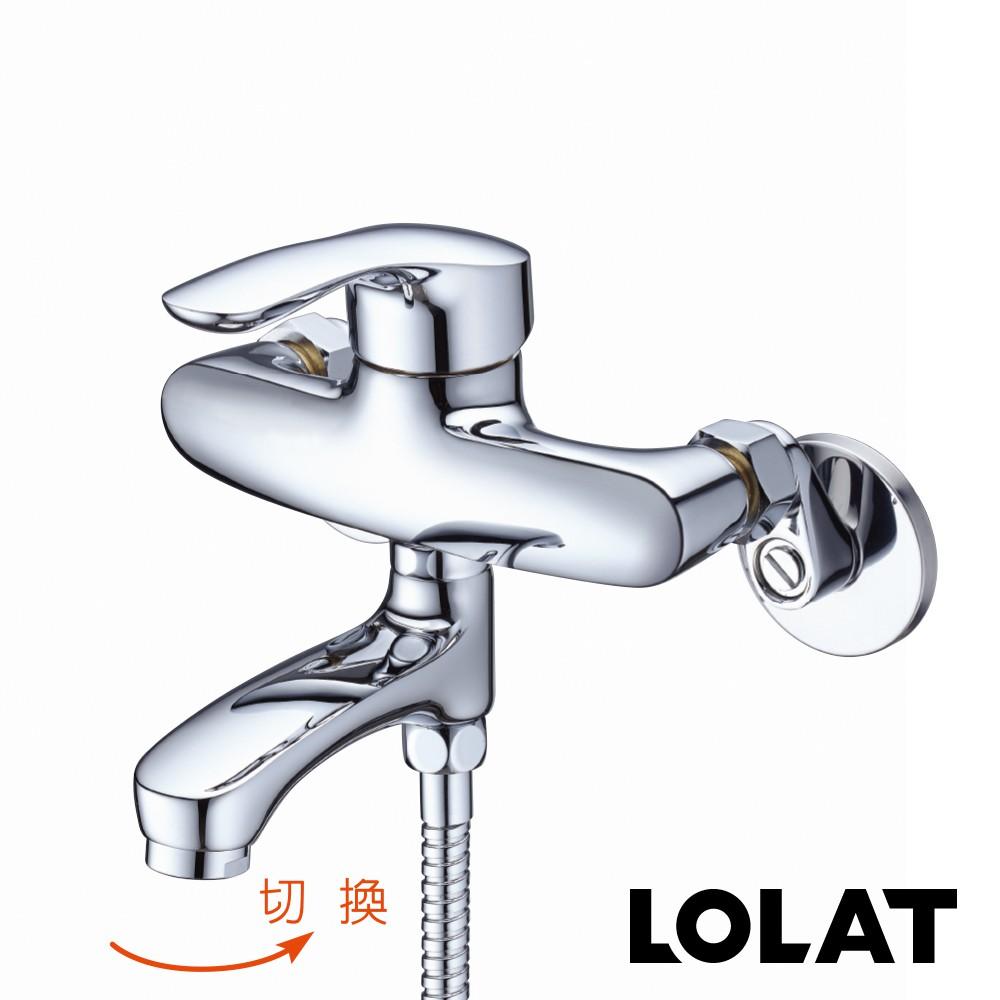【LOLAT羅力】一指切換小淋浴水龍頭(SNM1485H)｜出水管可旋轉/小空間使用-細節圖3
