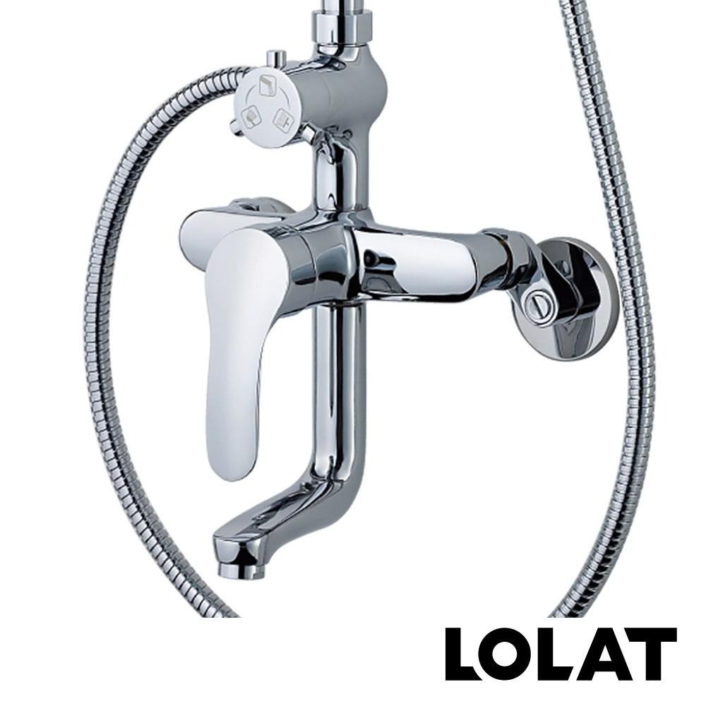 【LOLAT羅力】頂級單槍大花灑龍頭(SNM1481K)｜出水量大/造型優美/三出水模式/易收納-細節圖5