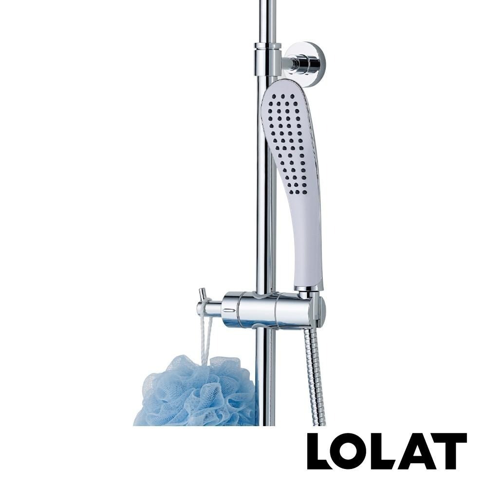 【LOLAT羅力】頂級單槍大花灑龍頭(SNM1481K)｜出水量大/造型優美/三出水模式/易收納-細節圖6