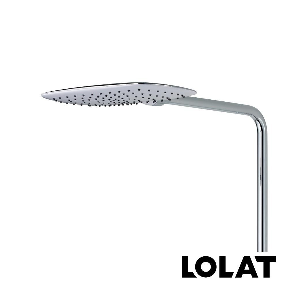 【LOLAT羅力】頂級單槍大花灑龍頭(SNM1481K)｜出水量大/造型優美/三出水模式/易收納-細節圖7