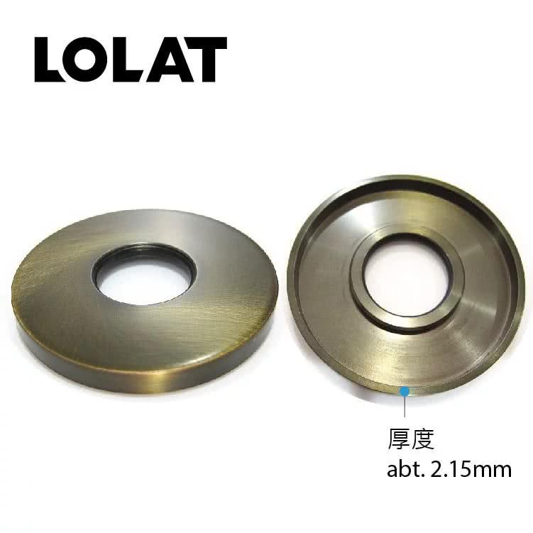【LOLAT羅力】簡約長栓(C1002)｜銅/刷線處理手紋不易殘留/霧青古銅-細節圖4