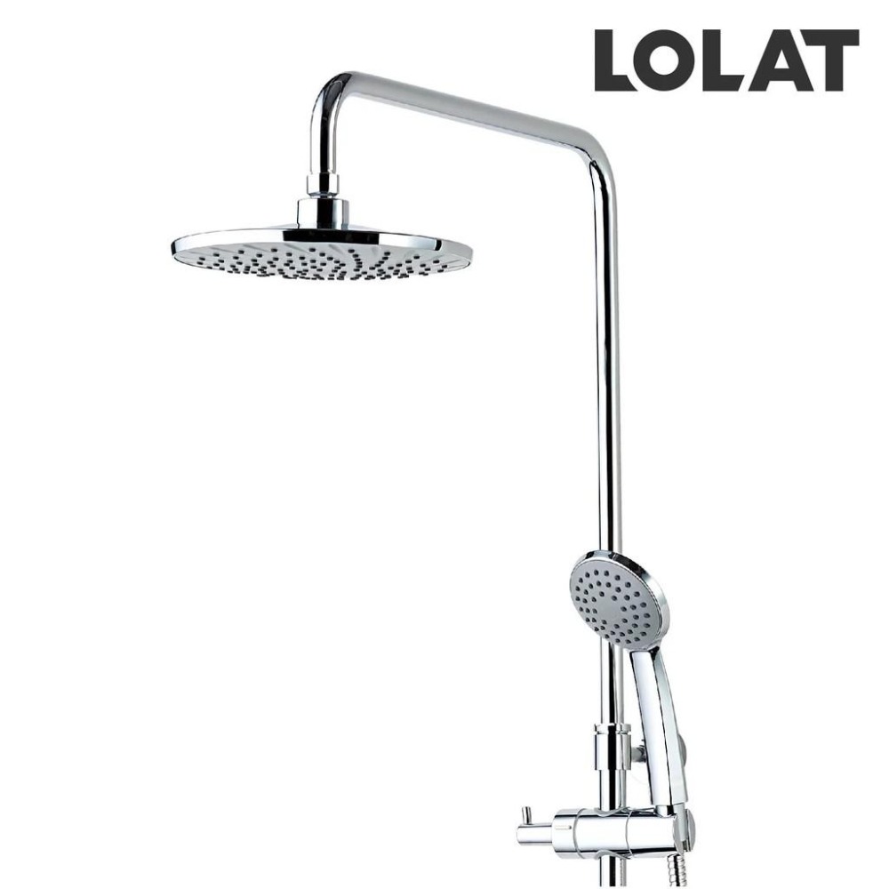 【LOLAT羅力】恆溫花灑SPA小淋浴水龍頭STN1763K｜出水量大/三出水模式/切換明確/簡易DIY/鉻