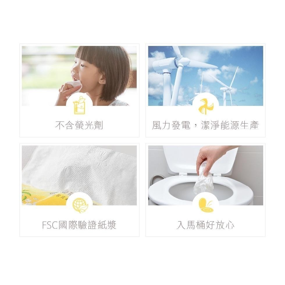 免運宅配 春風 柔韌細緻 抽取衛生紙 110抽10包7串 共70包入 【產品可投入馬桶，易溶不堵塞】-細節圖2