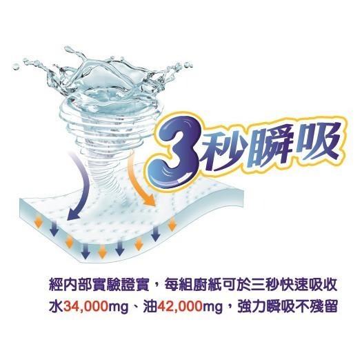 春風 超吸收 廚房紙巾 120組6捲8串共48入/箱【HACCP食品級驗證】-細節圖5