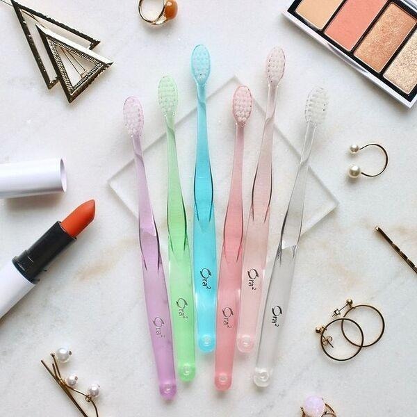 日本 Ora2 me 微觸感牙刷-軟性毛 (顏色隨機出貨) SUNSTAR 愛樂齒 三詩達官方直營-細節圖2