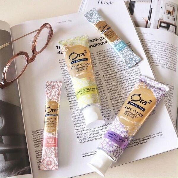 日本 Ora2 極緻淨白牙膏100g-柑橘薄荷 SUNSTAR 愛樂齒 三詩達官方直營-細節圖2