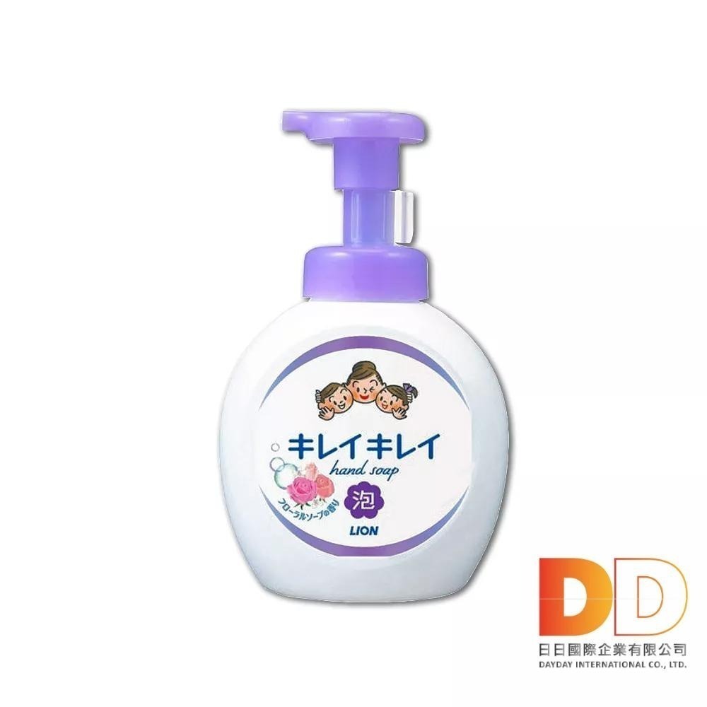 日本LION獅王-植萃濃密泡沫洗手慕斯500ml/按壓瓶(綿密柔軟泡泡洗手乳,花果香氛洗手液,家庭防疫必備)-細節圖2