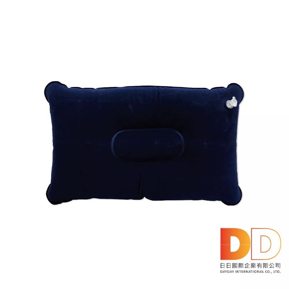 生活良品 戶外 露營睡眠3件組 麂皮絨充氣枕頭1入+眼罩1入+耳塞1對 午休枕 抱枕 露營睡枕 充氣枕 眼罩 耳塞-細節圖3