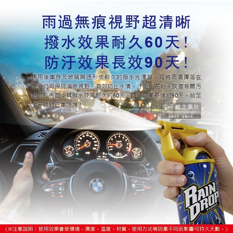 日本Soft99-撥水瞬速耐久90天長效防污車體玻璃鍍膜劑(W310)300ml/噴槍瓶(汽車美容,抗污垢易清潔)-細節圖5