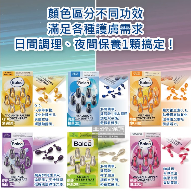 德國DM-Balea芭樂雅緊緻肌膚鎖水潤澤精華油時空膠囊1mlx7顆/片(Denkmit旅行便攜縮時保養品,妝前滋潤)-細節圖6