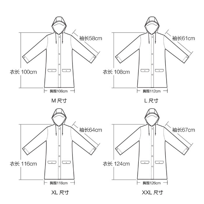 現貨 雨衣 雨鞋套 生活良品 EVA透明雨衣 背包款 黑邊款 透明 白色 防水收納袋 踏青 戶外郊遊 騎車 親子-細節圖8